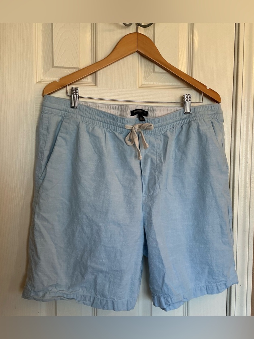 Banana Republic Men’s Maliblue Deck Shorts Lightweight 100% Cotton Size XL